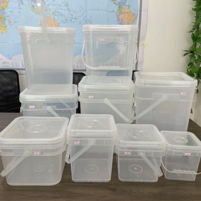1L 2L 3L 5L 6L 10L 15L 20L 25L Seignettes en plastique avec poignée d'épaisseur de 1,0 à 2,5 mm