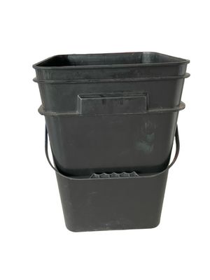 10,0 à 2,5 mm d'épaisseur Polypropylène 5 gallons Cube Bucket 4 côtés Imprimé Pet Treat Buckets