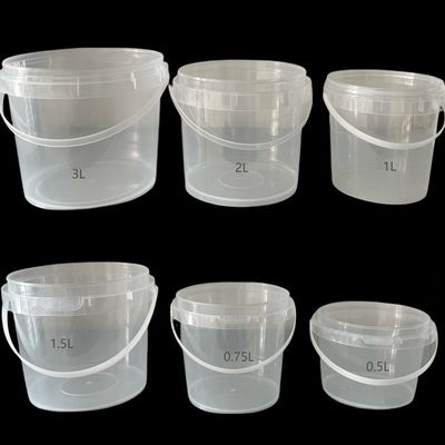 Recyclage personnalisé 1 -25 litres Bouteille d'emballage ronde avec épaisseur de couvercle de 1,0 à 2,5 mm