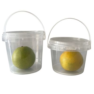 200 ml 300 ml 500 ml 750 ml Seau en plastique de 1 litre avec couvercle et poignée
