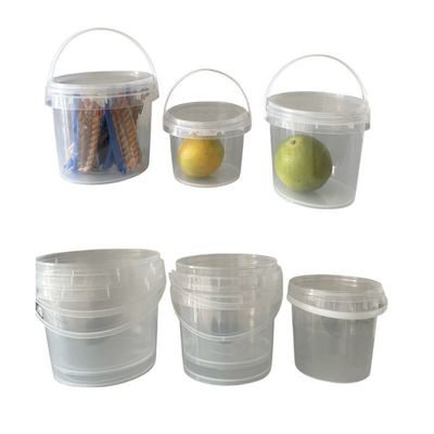 Récipients ronds ou carrés avec cuve et cuve en plastique facile à ouvrir