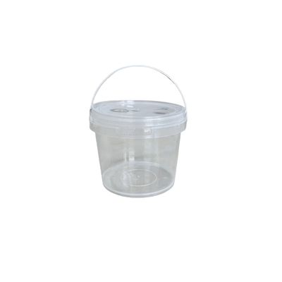 Contenant en plastique de qualité alimentaire pour les bonbons de crème glacée avec couvercle 200 ml 300 ml 500 ml 750 ml 1 l