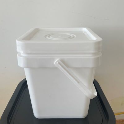 Seau en plastique carré personnalisable pour le stockage des noix Jouets Produits chimiques et engrais