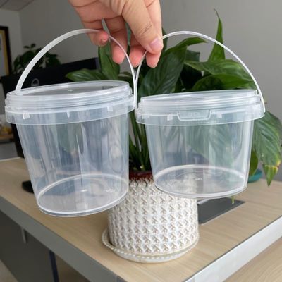 300 ml 500 ml 750 ml 1L contenant de nourriture en seau clair Idéal pour les collations et les repas en déplacement