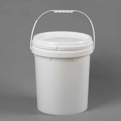 Logo personnalisé Contenant de peinture de seau de 5 gallons avec couvercle de bec et certificat industriel