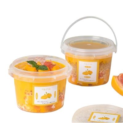 Container cuve ronde cuve de qualité alimentaire avec couvercle et échantillon gratuit offert