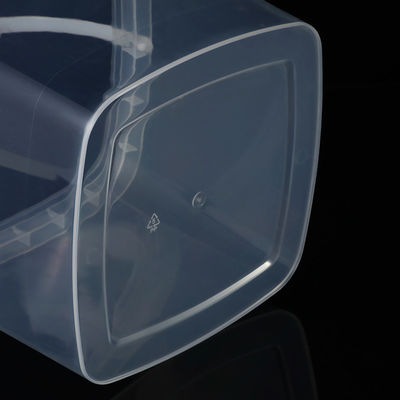 Cube 2L 3L 5L 8L 10L Bouteille en plastique transparent avec couvercle facile à ouvrir et à fermer