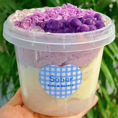 Personnaliser le récipient de pâtisserie avec couvercle Togo Contenant de sécurité alimentaire jetable Personnaliser le logo