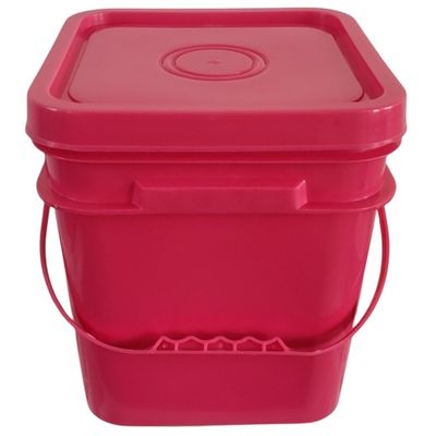 Contenant en plastique carré de 20 L avec certification GAP/ISO/FDA et conception personnalisable