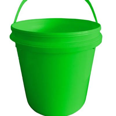 Seau en plastique de 10 litres avec couvercle Seau alimentaire lourd 1,0 à 2,5 mm d'épaisseur sans BPA