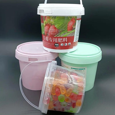Bouteille en plastique imprimée sur mesure pour les aliments de qualité Coton bonbons Popcorn Snacks Sauce