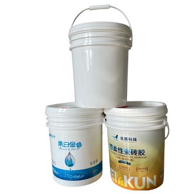 Seau de compost de 20L/25L avec poignée métallique et écran de soie d'impression/transfert thermique/IML