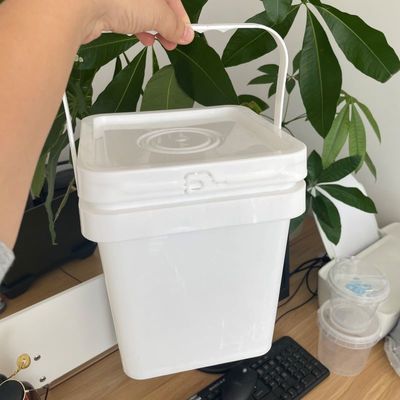 Seau en plastique de 5L avec accessoires personnalisés imprimés GAP/ISO/FDA certifié qualité alimentaire