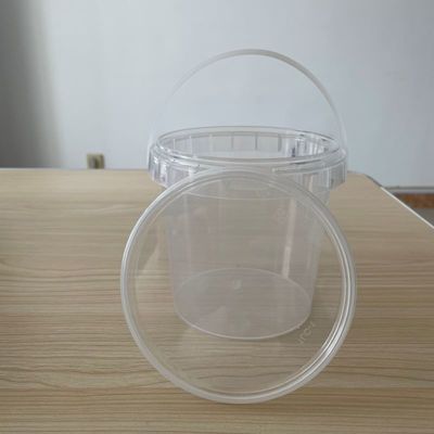 Cuve en plastique personnalisée étanche aux fuites 4L 5L 8L 10L 16L contenant des aliments avec couvercle