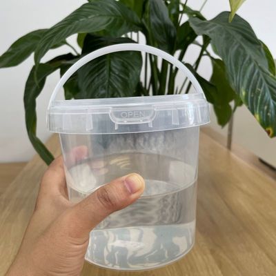 Cuve en plastique personnalisée étanche aux fuites 4L 5L 8L 10L 16L contenant des aliments avec couvercle