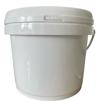 Polypropylène 1L5L7L10L12L16L20L25L Bouteille ronde en plastique de gallon avec poignée et couvercle