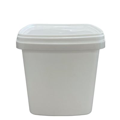Un seau carré facile à ouvrir pour les produits laitiers