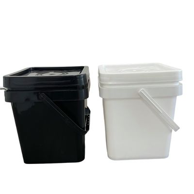 Impression à écran de soie Contenant en plastique de 1 gallon avec un bouchon plat