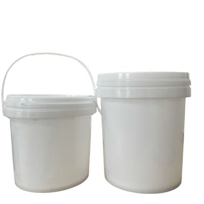 Seau en plastique blanc facile à ouvrir avec épaisseur de couvercle de stockage 1,0 mm-2,5 mm Durable