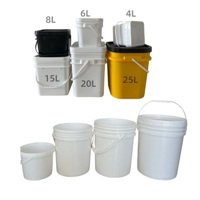 1L-25L Seau de plante en plastique avec bouchon étanche Durable et épaisse de 1,0-2,5 mm