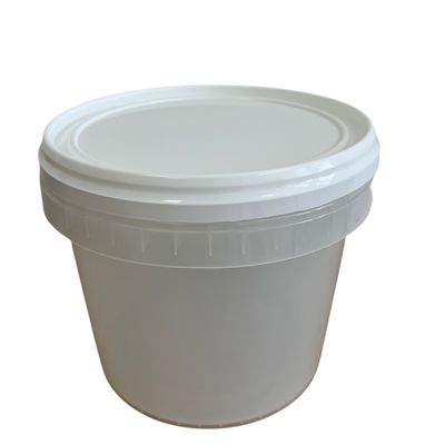 Personnaliser le logo Jaune HDPE 1 gallon Seau en plastique pour emballage de crème glacée