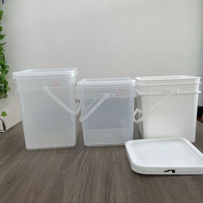 1 gallon cube avec bouteille et seau en plastique Impression personnalisée transfert de chaleur IML