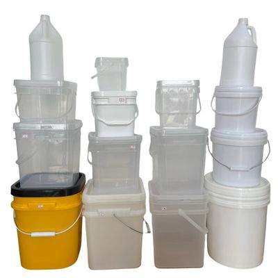 1 gallon cube avec bouteille et seau en plastique Impression personnalisée transfert de chaleur IML