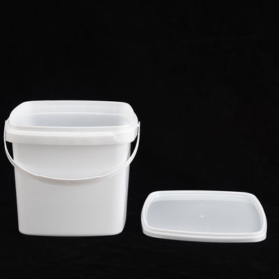 500 ml de contenant en plastique carré avec couvercle