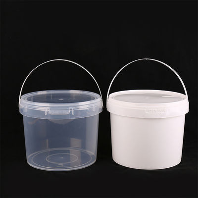 Ronde personnaliser couleur conteneur en plastique seau alimentaire avec certificat GAP/ISO/FDA