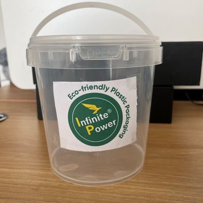 Contenant en plastique transparent de 1L avec couvercle étanche pour le stockage et l'organisation personnalisés