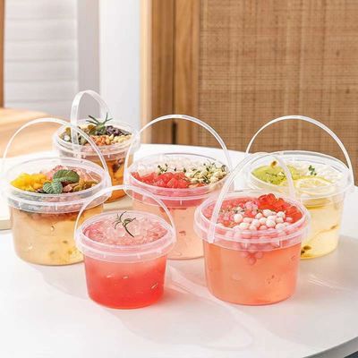 1.0 à 2,5 mm d'épaisseur Contenant de boissons sucrées Seau alimentaire avec validation GAP/ISO/FDA