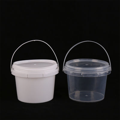 Container en plastique personnalisé Petit seau en plastique de 500 ml de capacité et accessoires