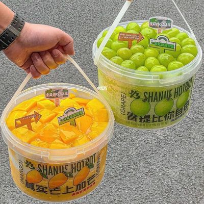 Logo imprimé sur mesure Boite 32 oz 85 oz Boire du maïs soufflé Bouteille de beurre d'arachide avec accessoires