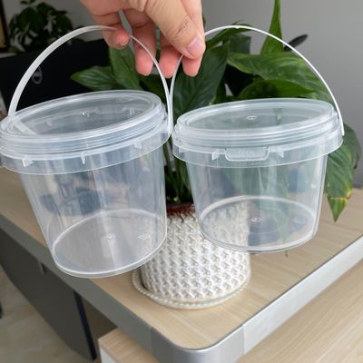 1L 2L 3L 5L 6L 8L 10L contenant en bouteille en plastique ronde ou carrée de qualité alimentaire avec couvercle