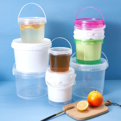 1L 2L 3L 5L 6L 8L 10L contenant en bouteille en plastique ronde ou carrée de qualité alimentaire avec couvercle