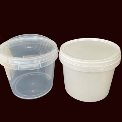 1 litre de seau rond Personnalisez votre contenant alimentaire avec une épaisseur de 1,0-2,5 mm