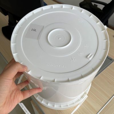 Recycler personnaliser un seau en plastique de 15L avec couvercle et un seau solide avec poignée métallique