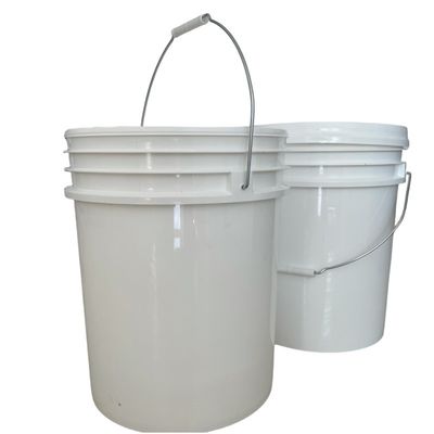 5L 10L 20L seau en plastique lourd avec poignée métallique