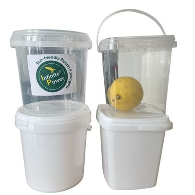 Un seau lumineux à LED pour les barres certifié GAP/ISO/FDA et fabriqué à partir de seaux en plastique