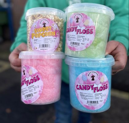 1L de cuve en plastique pour la crème glacée et le yogourt couleur rouge Imprimé IML 1,0-2,5 mm d'épaisseur