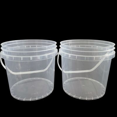 Containers à seau pour le stockage des denrées alimentaires, cuves en plastique polyvalentes avec couvercle et impression IML