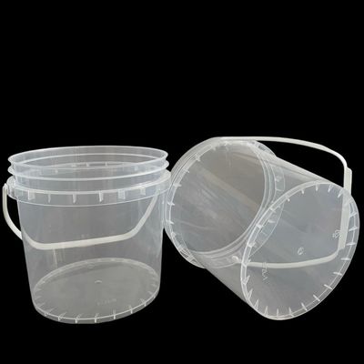 Containers à seau pour le stockage des denrées alimentaires, cuves en plastique polyvalentes avec couvercle et impression IML