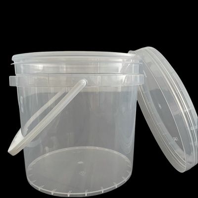 Containers à seau pour le stockage des denrées alimentaires, cuves en plastique polyvalentes avec couvercle et impression IML