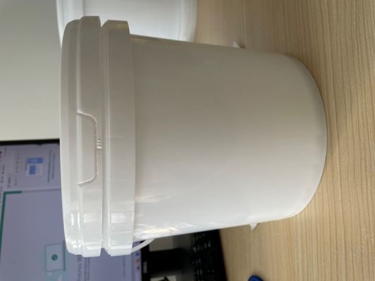 Seau de stockage de liquide de 5 litres avec couvercle en plastique épais d'une épaisseur de 1,0-2,5 mm