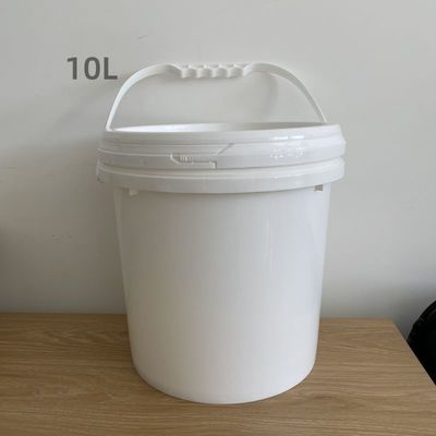 Ronde de 10 litres de seau en plastique imprimé IML Solution d'emballage durable et personnalisable