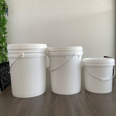 Ronde de 10 litres de seau en plastique imprimé IML Solution d'emballage durable et personnalisable