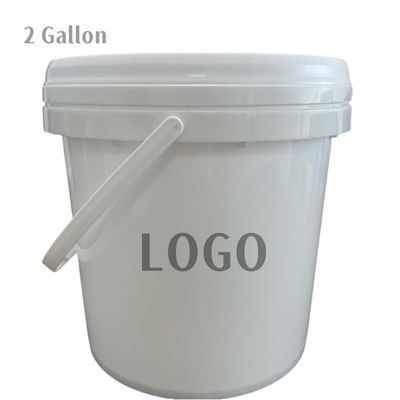 Bucket en plastique blanc résistant à la manipulation durable et pour les applications industrielles