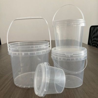 Écrans à soie/transfert thermique/impression IML Contenant en PP Bouteille ronde en plastique pour personnalisation