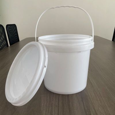 Seau en plastique écologique 3L 4L 5L avec couvercle personnaliser épaisseur de 1,0 à 2,5 mm