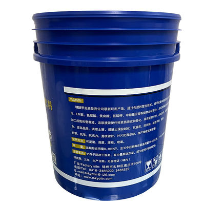 1.0-2,5 mm épaisseur GAP/ISO/FDA Seau en plastique approuvé pour la peinture en 5L 10L 20L 25L 30L